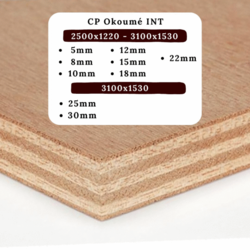 CP TOUT OKOUME 18 MM 310 X 153